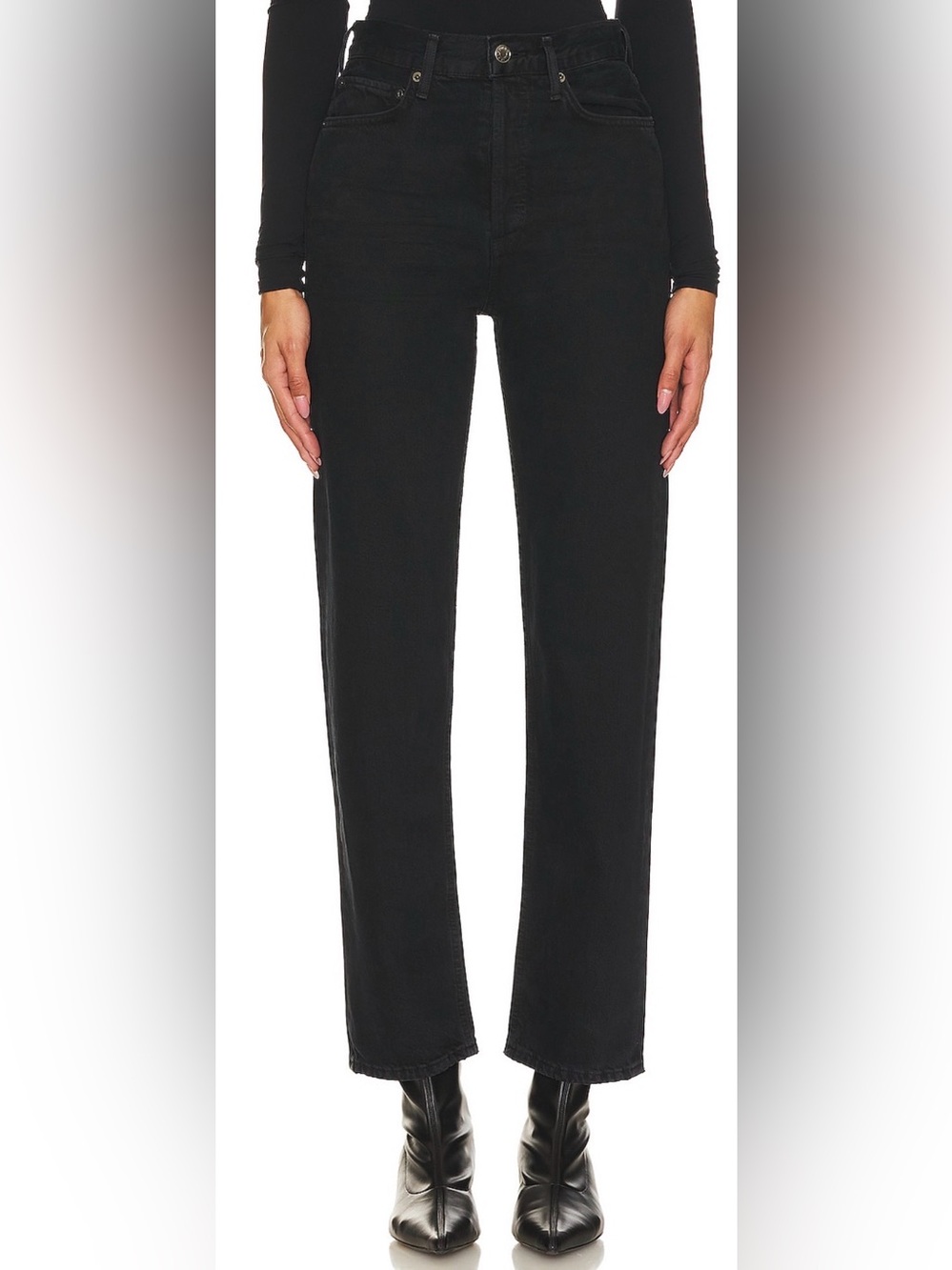 Agolde Black 90s Pinch Waist Jean